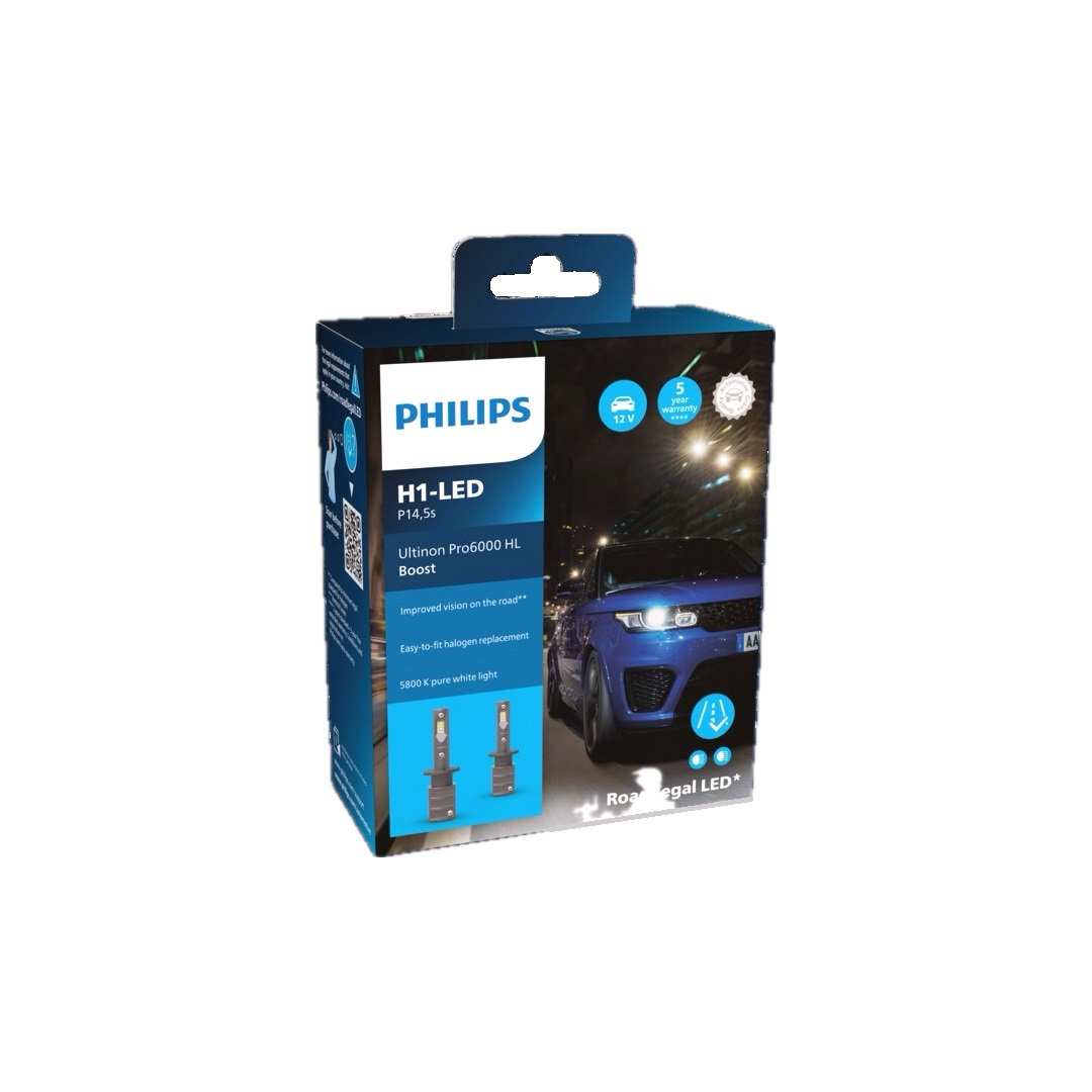 Philips Glödlampor H1 Ultinon Pro6000 HL Boost -