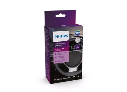 Canbus adapter LED H4 2stk. - Philips