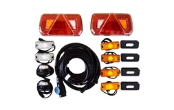 Lyktesett LED 7m kabel 13-pol