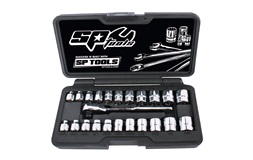 Topnøglesæt 1/4" 23 dele - SP Tools