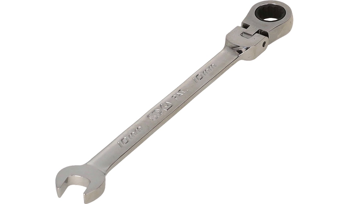  Blocknyckel 10mm med spärr & flex