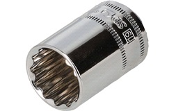 Top 1/2" 19mm 12-kantet - SP Tools