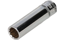 Top 1/4" 9mm 12-kantet lang - SP Tools