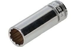 Top 1/4" 12mm 12-kantet lang - SP Tools