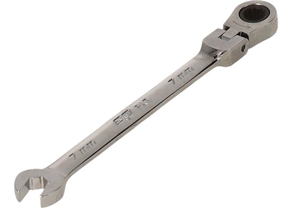 Blocknyckel 7mm med spärr & flex