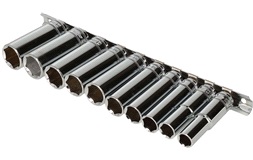 Toppesæt 3/8" 10 dele lang - SP Tools