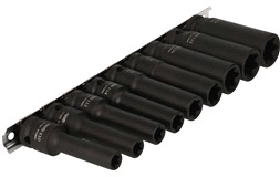 Slagtoppesæt 1/2" E-torx 9 dele - SP Too