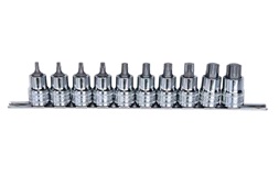 Torx topsæt 1/2" 10 dele - SP Tools