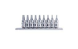 Torx topsæt 1/4" 9 dele - SP Tools