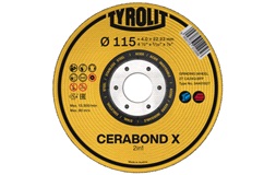 Slipskiva &oslash;125 x 7mm - Tyrolit