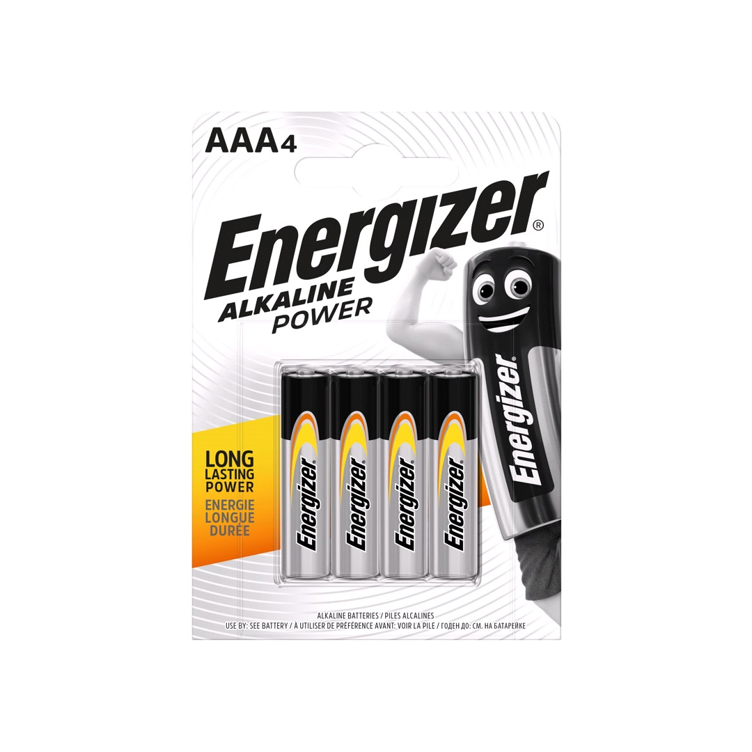 Energizer Alkaline Batteri Aaa 4-pakk Energizer
