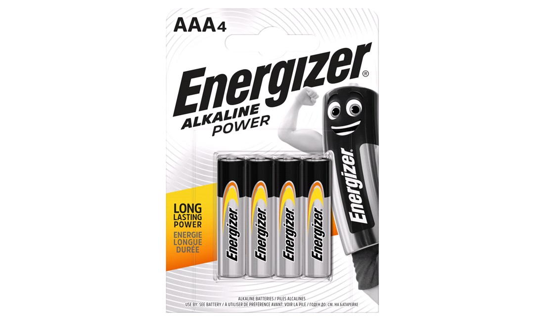  Alkaliska batterier AAA 4-pack Energizer