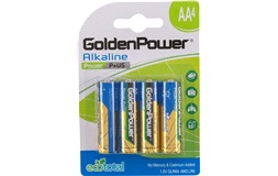 Alkaline batteri AA LR6 4-pak