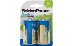 Alkaline batteri D LR20 2-pak