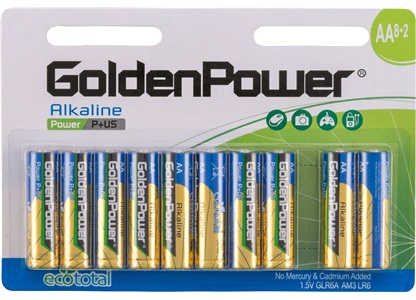 Alkaline AA-Batterier LR6 10-pack