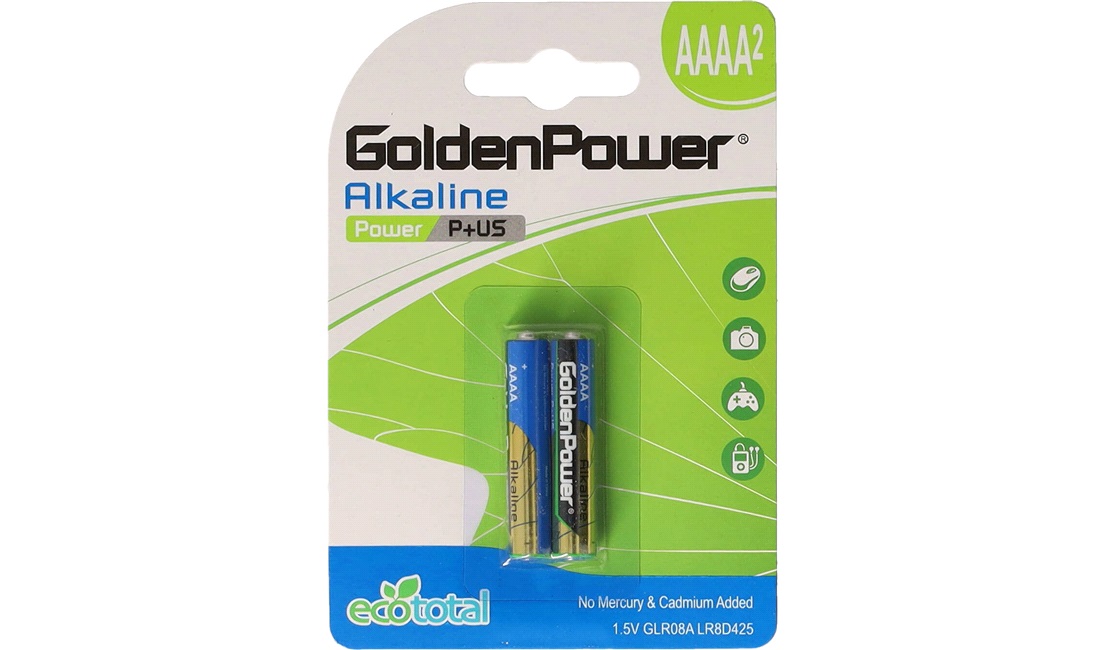  Alkaline batteri AAAA LR61 4061 4A E96 2-pak