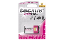 Genoplad 9V 280 mAh Ni-MH 1-pak Tecxus