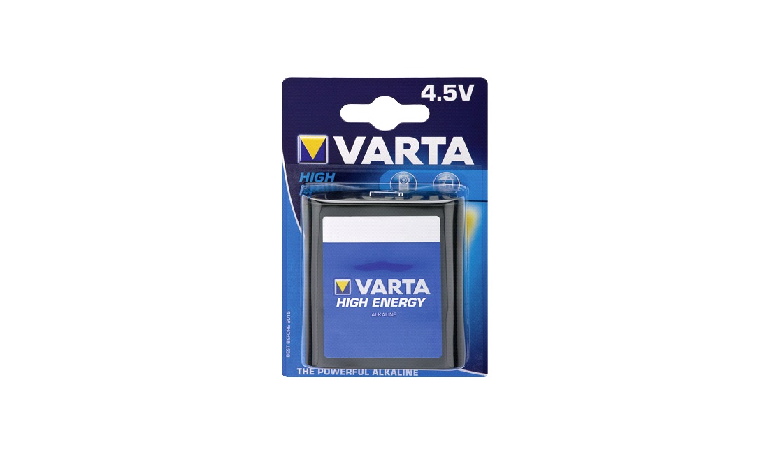  Alkaline batteri 3LR12/Flat 4,5V Varta