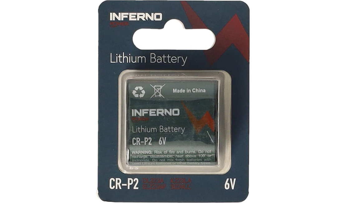  Batteri CR-P2 6 Volt