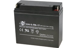 Slutet blybatteri, 12V 17AH
