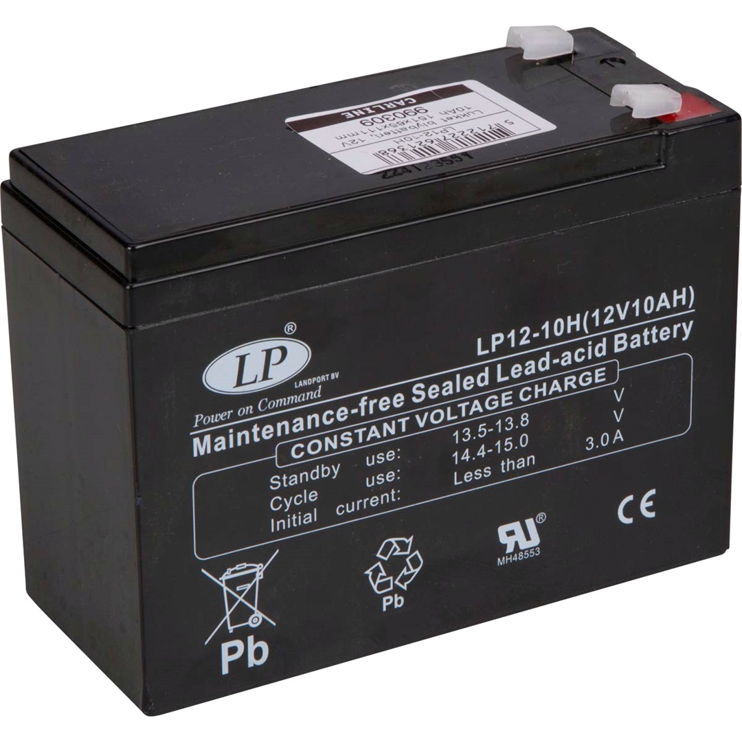 Landport Slutet blybatteri, 12V 10Ah 151x65x111mm