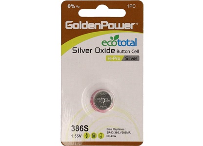 Sølv oxid batteri SR43 V386s S1142s 