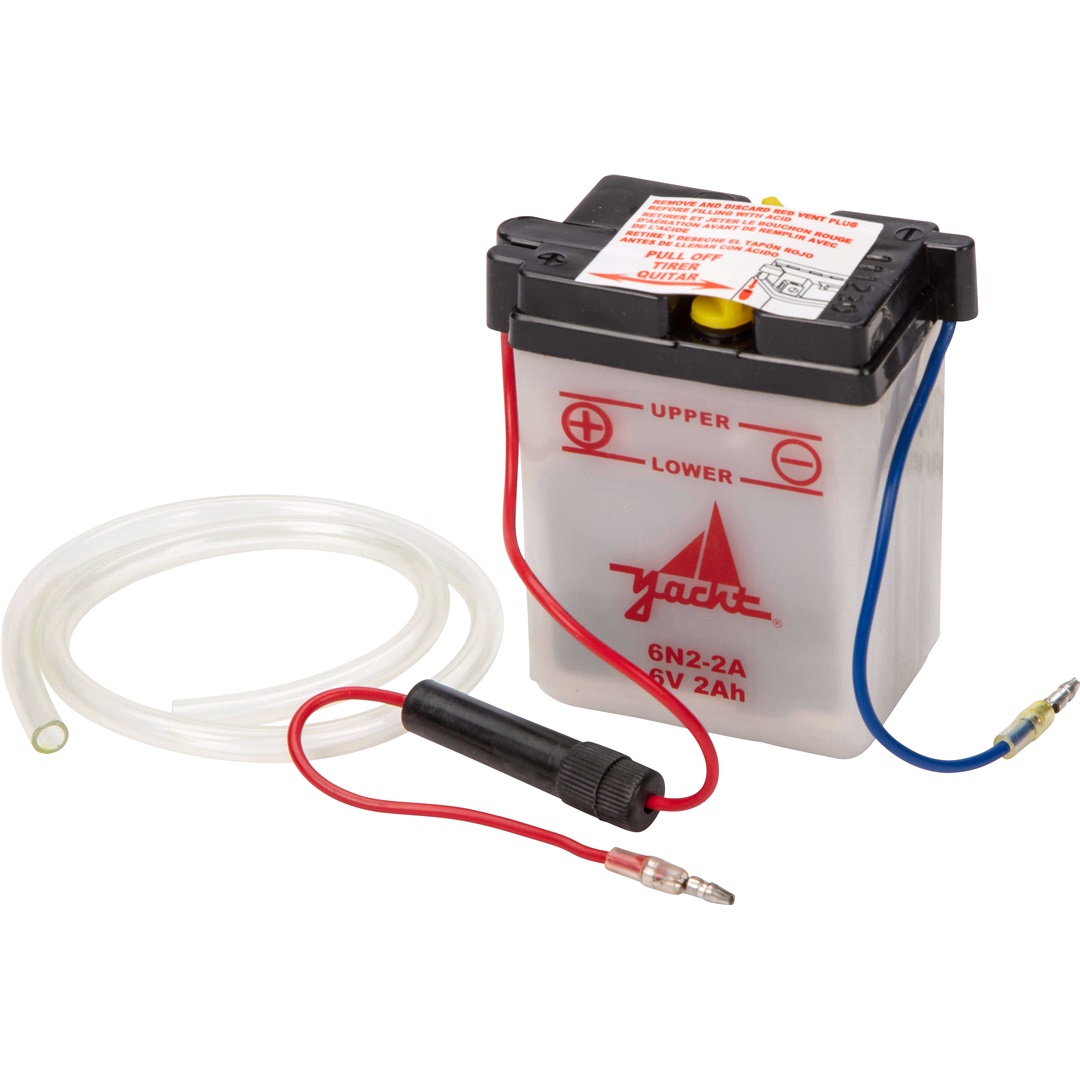 Yacht Batteri Yacht 6V-2Ah 6N2-2A öppen syra