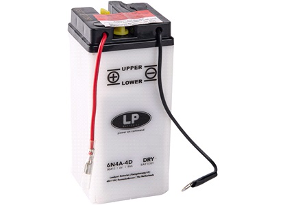 Batteri LP 6V-4Ah 6N4A-4D Öppen syra