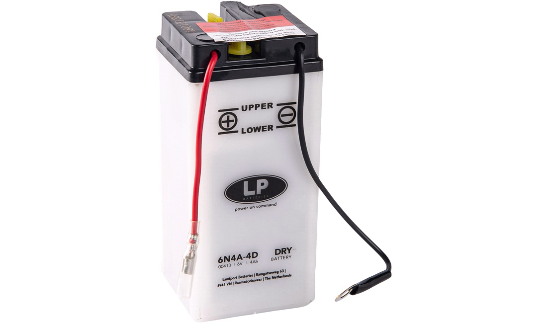  Batteri LP 6V-4Ah 6N4A-4D Åben syre