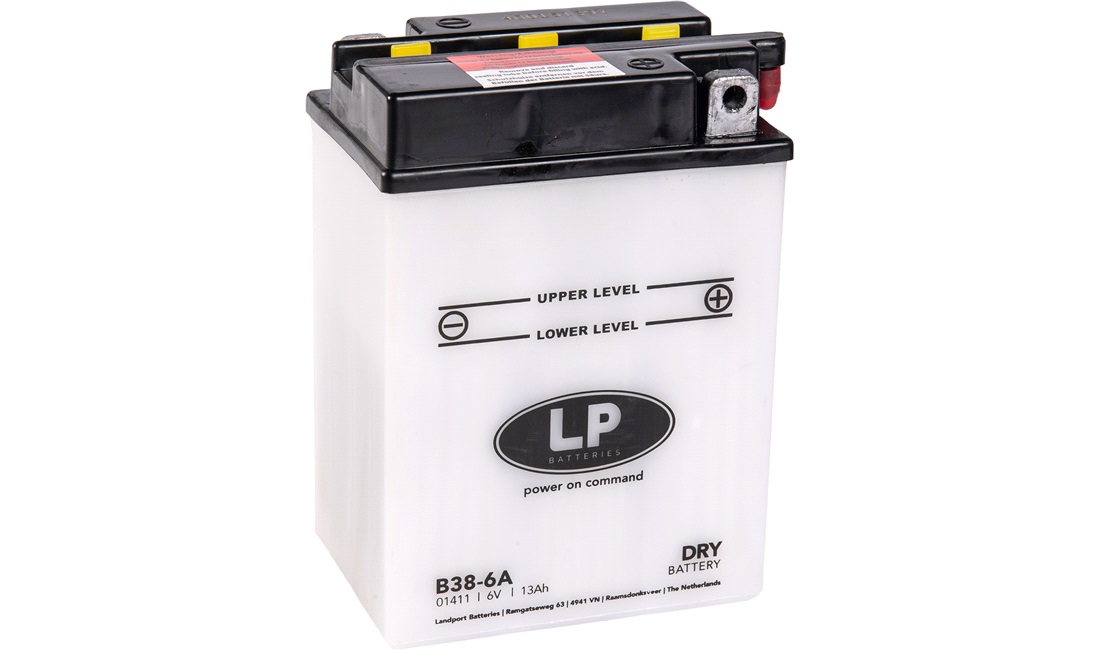  Batteri LP 6V-13Ah, B38-6A, syrebatteri