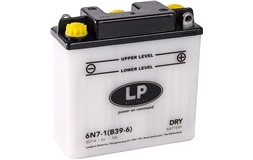Batteri LP 6V-7Ah B39-6 öppen syra