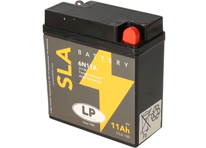Batteri LP 6V-11Ah 6N11A-1B AGM SLA