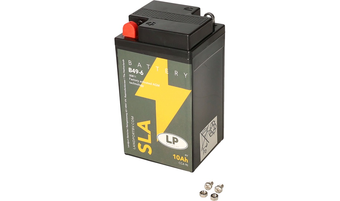  Batteri LP 6V-10Ah B49-6 AGM SLA