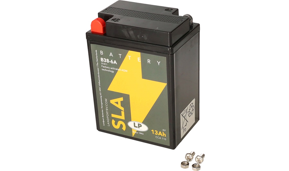  Batteri LP 6V-13Ah B38-6A AGM SLA