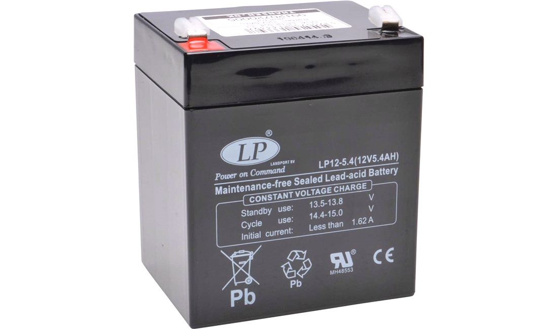  Batteri LP 12V-5,4Ah LP12-5,4 T1 AGM SLA