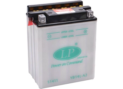 Batteri LP 12V-14Ah YB14L-A2 Åben syre