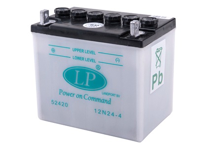 Batteri LP 12V-24Ah 12N24-4 öppen syra