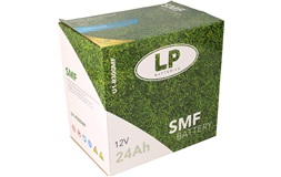 Batteri 12V-24Ah, U1-R300MF vedl.fritt