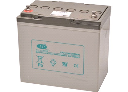 Batteri 12V-50Ah LPG12-50 Gel