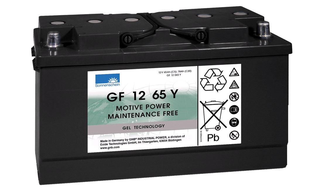  Batteri Exide 12V-65Ah GF12065Y GEL