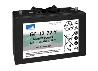 Batteri GF12072Y 12V-72Ah Gel