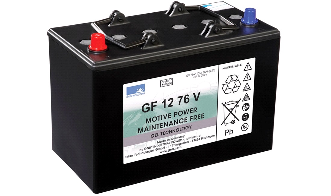  Batteri GF12076V 12V-86AH vedligeh.fritt