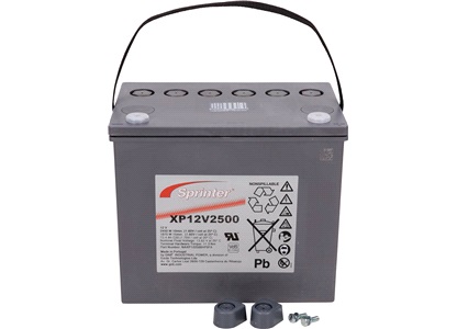 Batteri Exide 12V-75Ah XP12V2500 AGM 