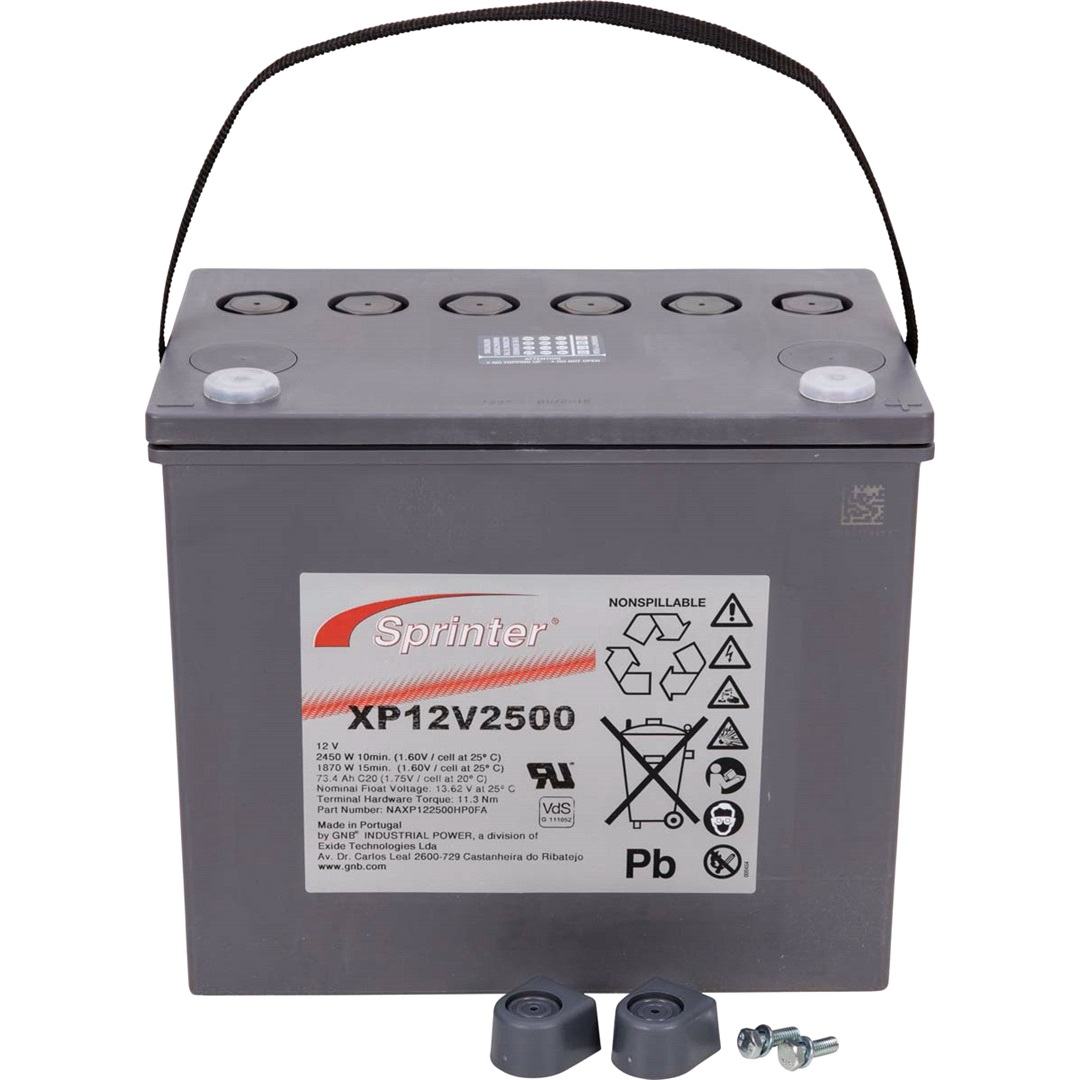 Exide Batteri Exide 12V-75Ah XP12V2500 AGM