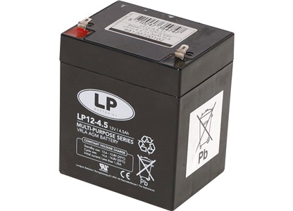 Batteri LP 12V-4,5Ah LP12-4,5 T1 AGM SLA