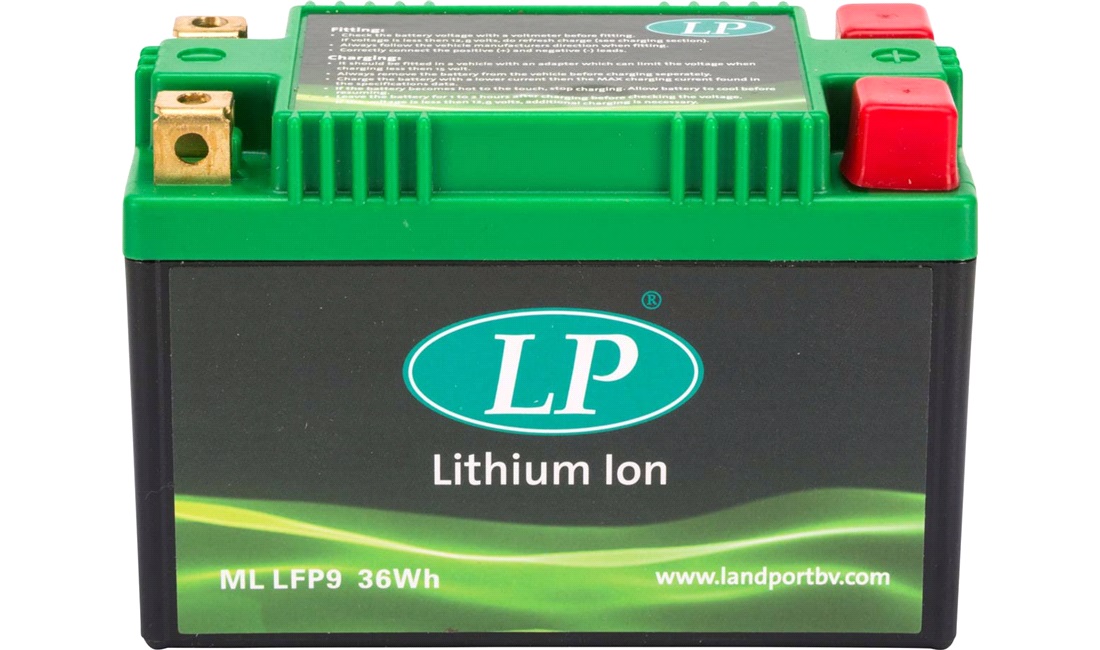 akse Grape Pak at lægge Batteri LP 12V-3Ah LFP9 Litium - Lithium batterier til MC - thansen.dk