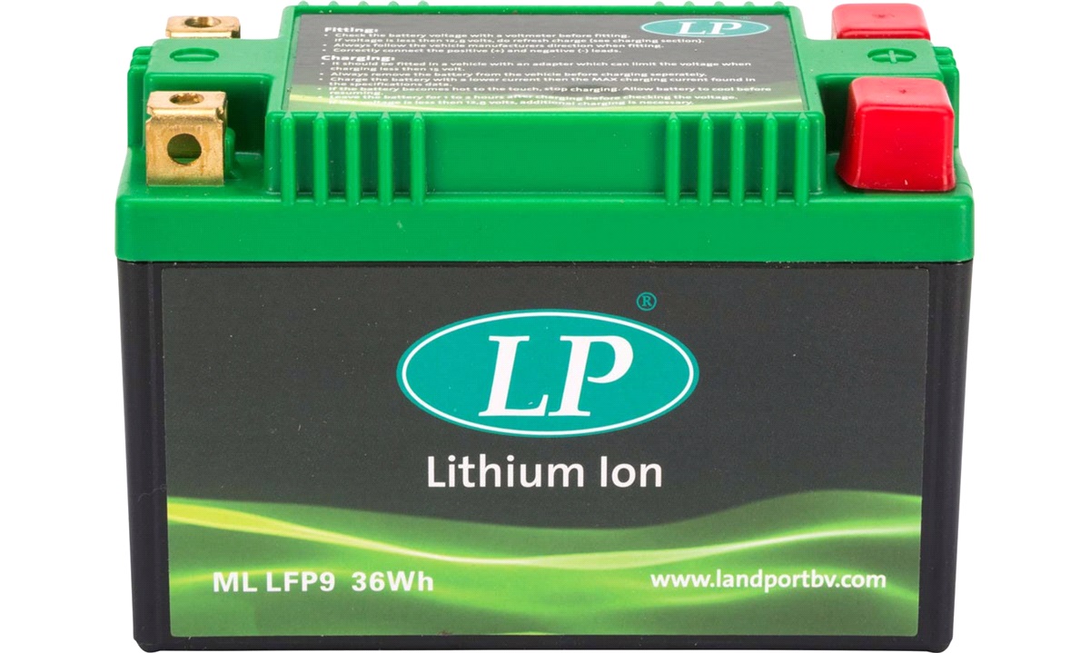 Conform klap Shredded Batteri LP 12V-3Ah LFP9 Litium - Lithium batterier til MC - thansen.dk