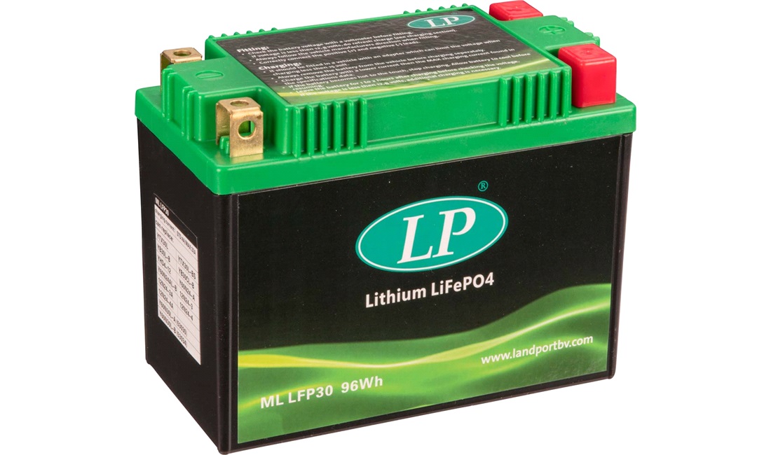 forår spild væk tåbelig Batteri LP 12V-8Ah LFP30 Litium - Lithium batterier til MC - thansen.dk