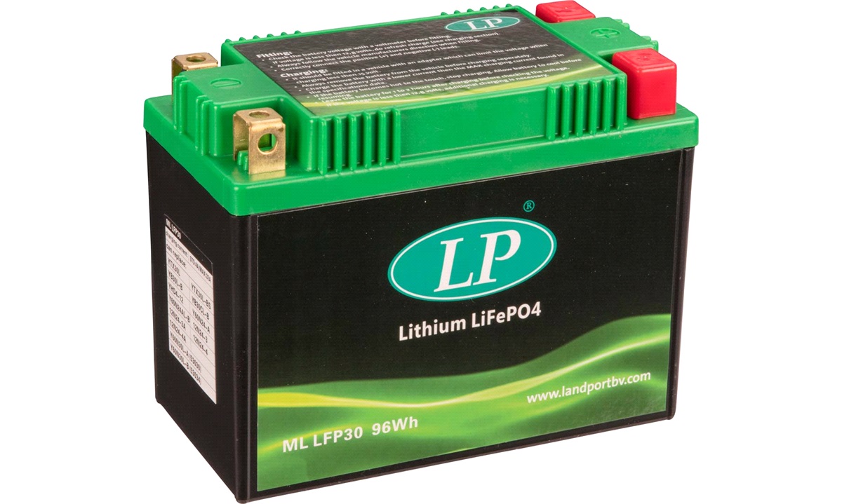 Forsøg Ernest Shackleton Havbrasme Batteri LP 12V-8Ah LFP30 Litium - Lithium batterier til MC - thansen.dk