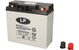 Batteri LP 12V-22Ah VRLA EV12022 T12 >